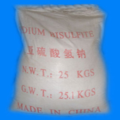 sodium metabisulphite